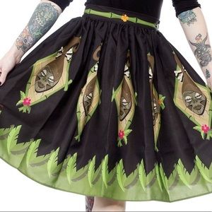 Oblong Box Shop Shrunken Head Circle Skirt